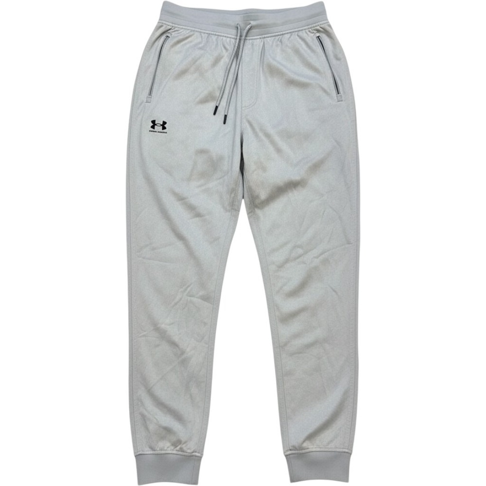 Under Armour Joggers Mens Medium Gray Loose Fit Tapered Sweatpants Athletic